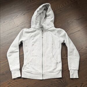 Lululemon athletics full zip hoodie 4 gray